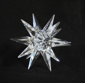VINTAGE SWAROVSKI 4" RADIANT STARBURST CANDLE HOLDER