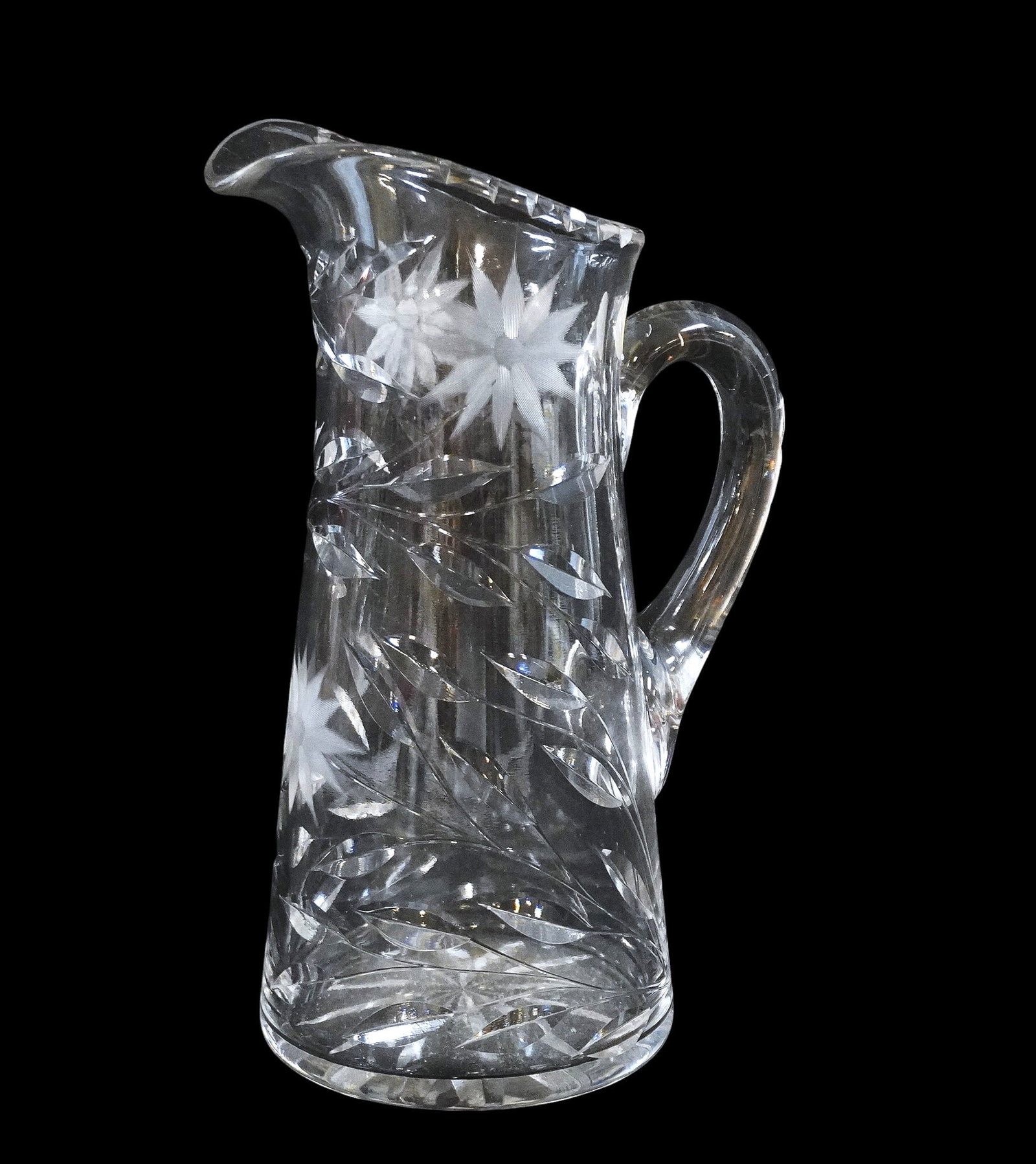 AMERICAN BRILLIANT PERIOD CUT GLASS PITCHER (1 of 4)
