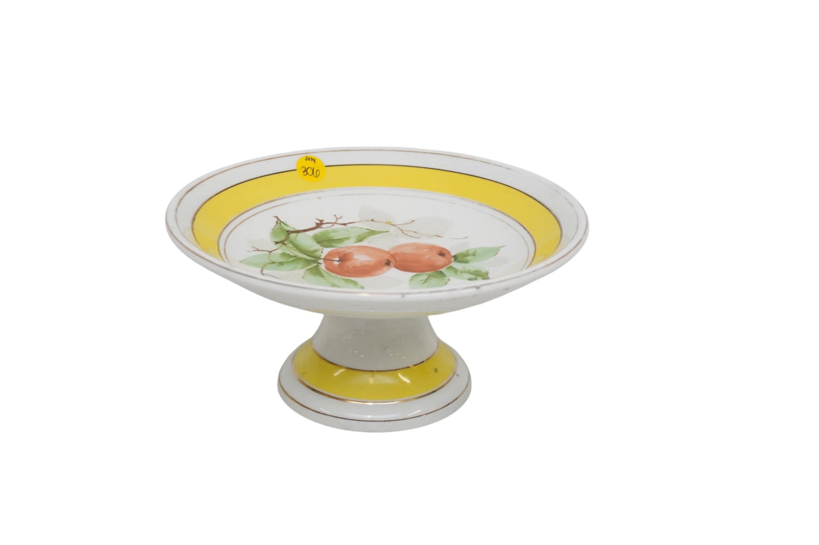 ANTIQUE FOOTED FRUIT DISH - 3