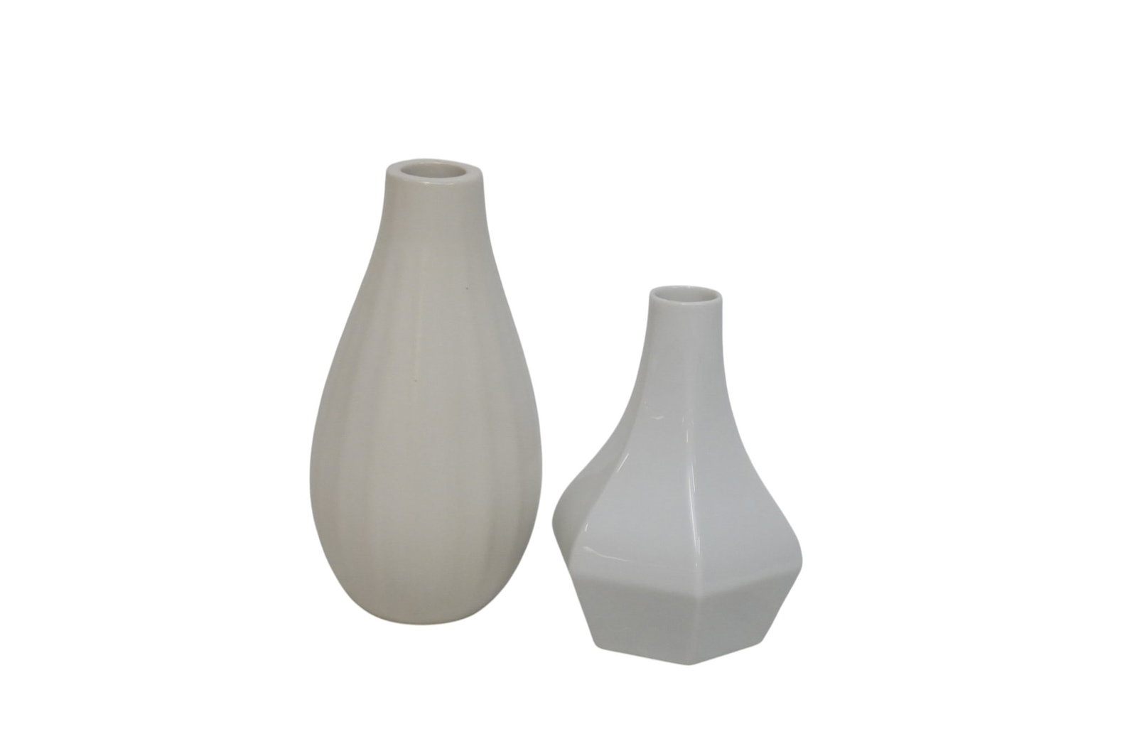2 WHITE PORCELAIN BUD VASES ROSENTHAL + (1 of 3)