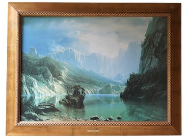 LARGE ENHANCED GICLEE ALBERT BIERSTADT SIERRA NEVADA