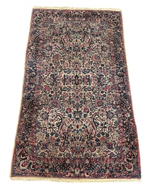 HAND KNOTTED LAVAR KERMAN RUG 6ft