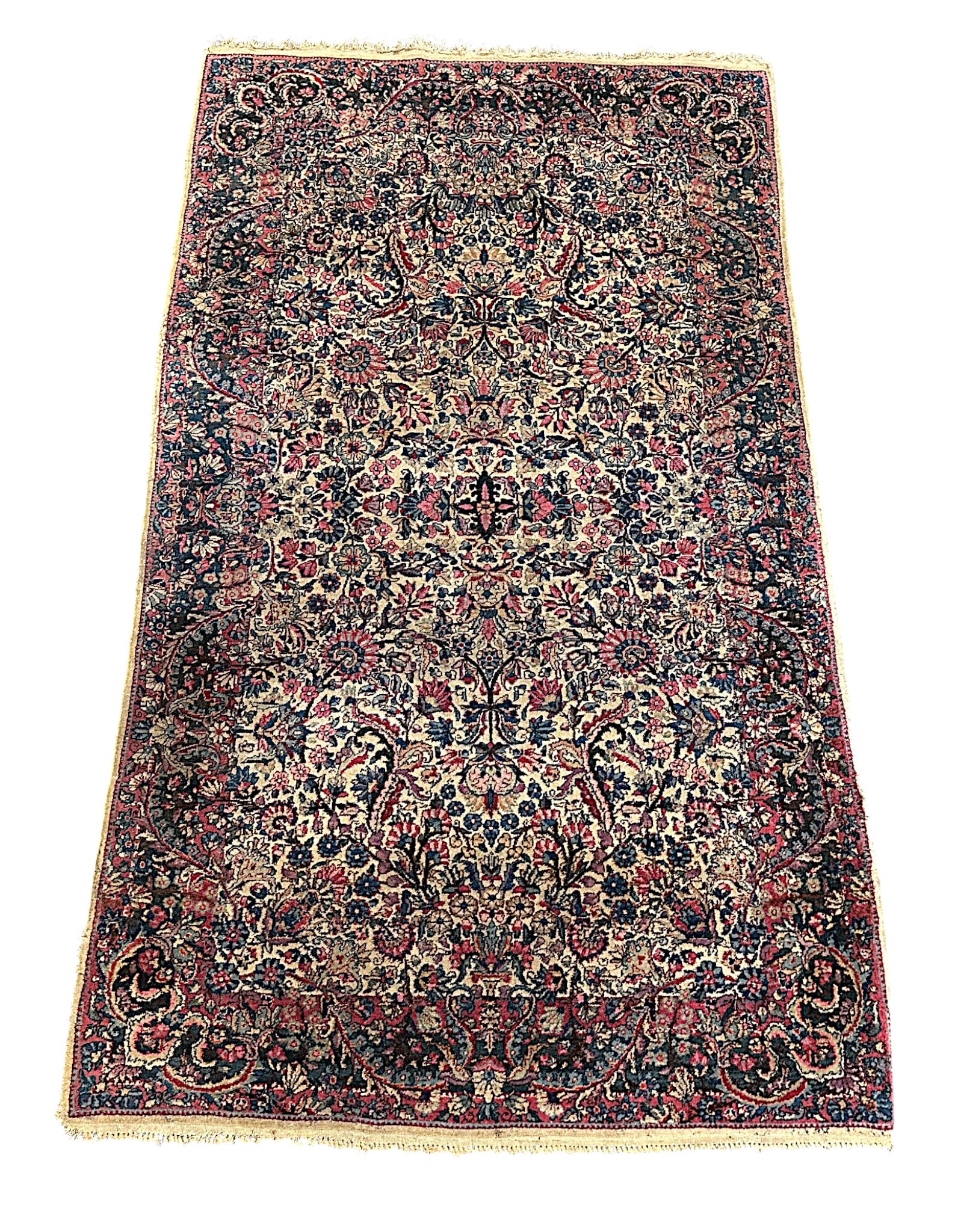 HAND KNOTTED LAVAR KERMAN RUG 6ft (1 of 10)