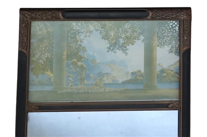 ART DECO TRUMEAU MIRROR MAXFIELD PARRISH