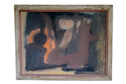LEE KRASNER (1908-1984), ATTRIBUTED OIL PASTEL PAPER