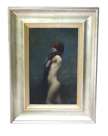 LARGE ZIN LIM OIL ON CANVAS NUDE IMPRESSIONIST