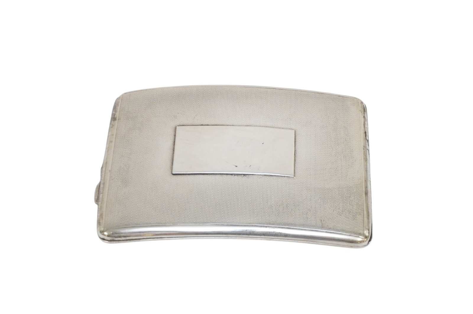ART DECO ENGLISH STERLING SILVER CIGARETTE CASE (1 of 4)