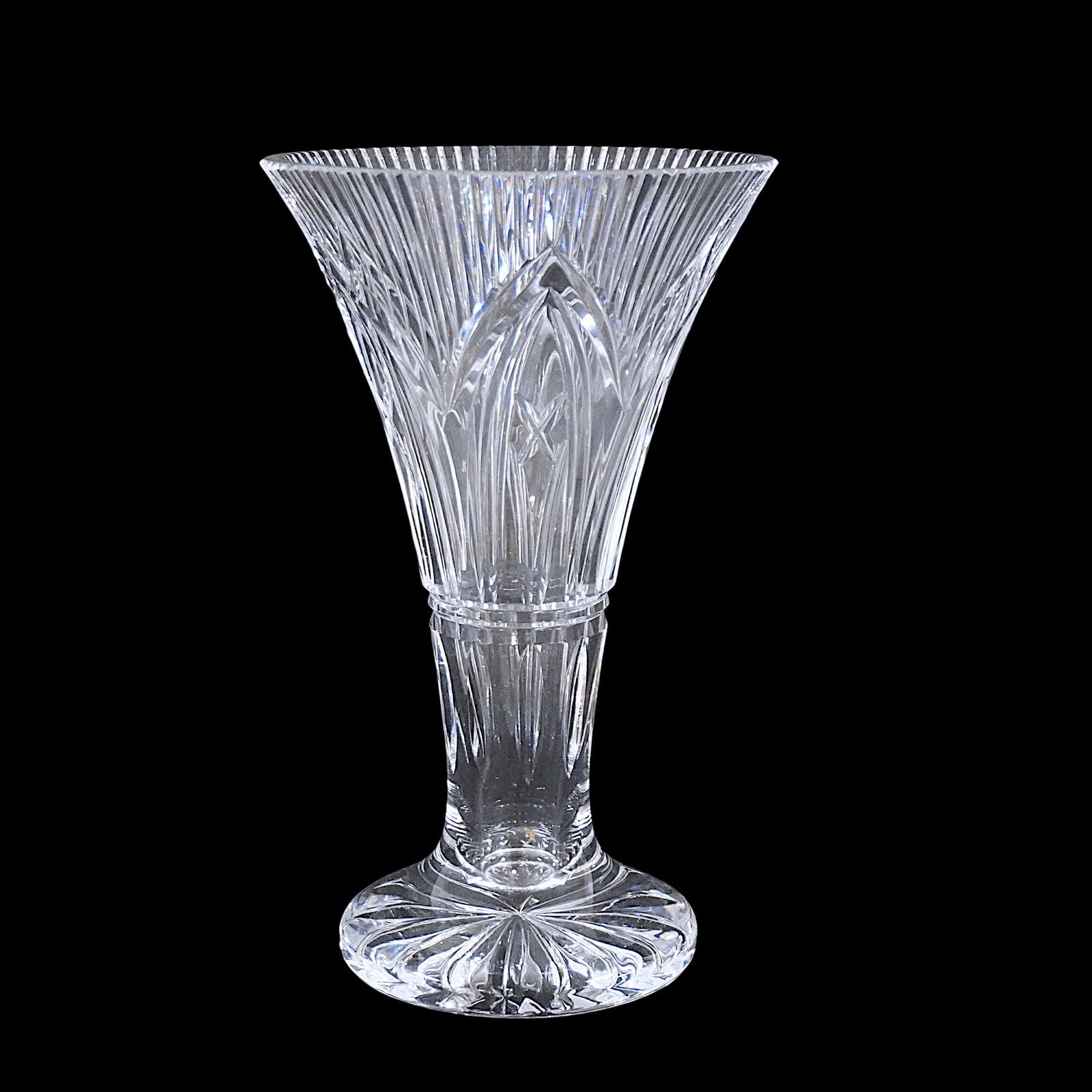 WATERFORD CRYSTAL ROCK OF CASHEL VASE (1 of 7)
