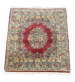 HAND KNOTTED PERSIAN KERMAN RUG 4 FT