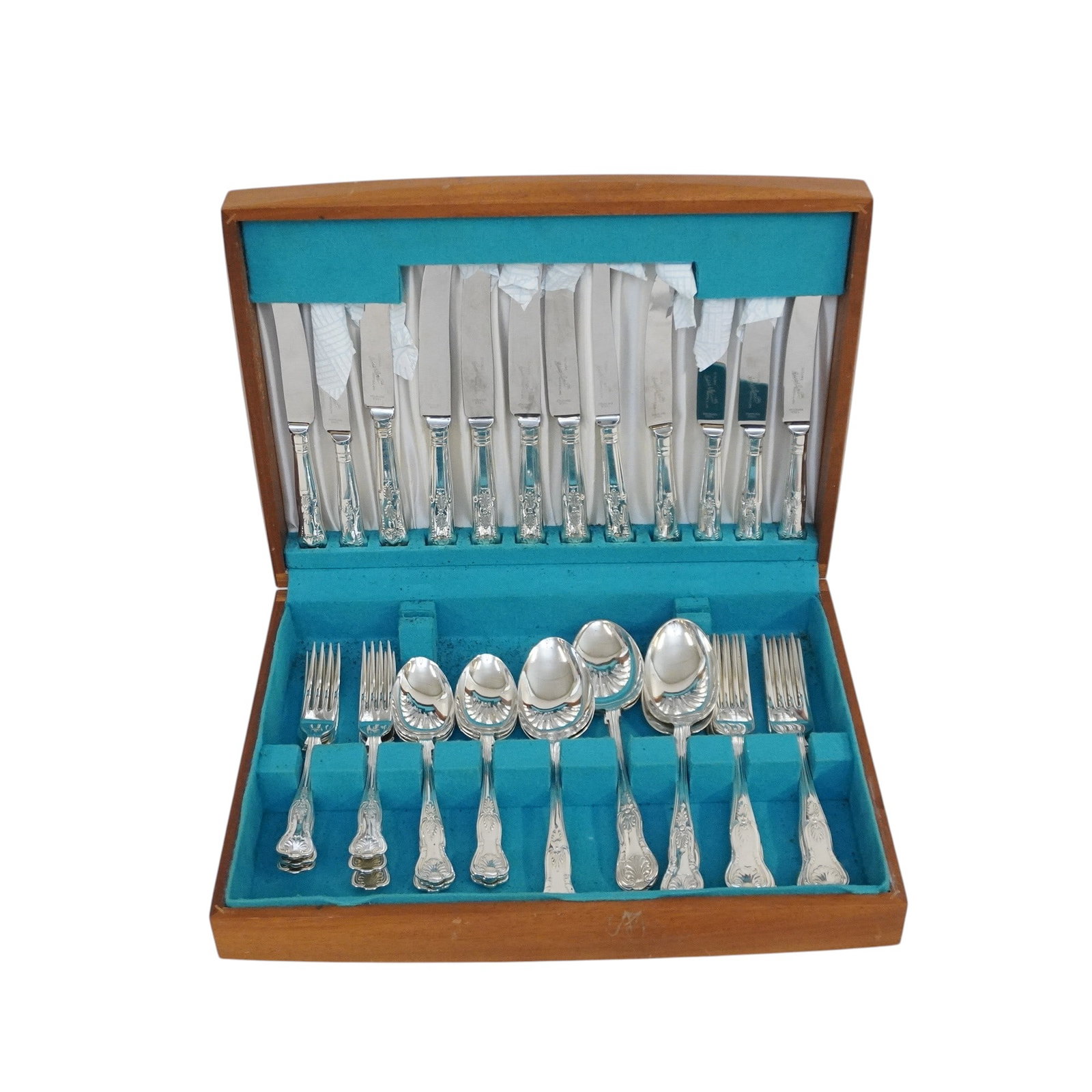ROBERTS & DORE SHEFFIELD KINGS PATTERN FLATWARE - 2