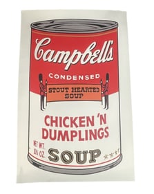 AFTER ANDY WARHOL CHICKEN N' DUMPLINGS LTD ED PRINT