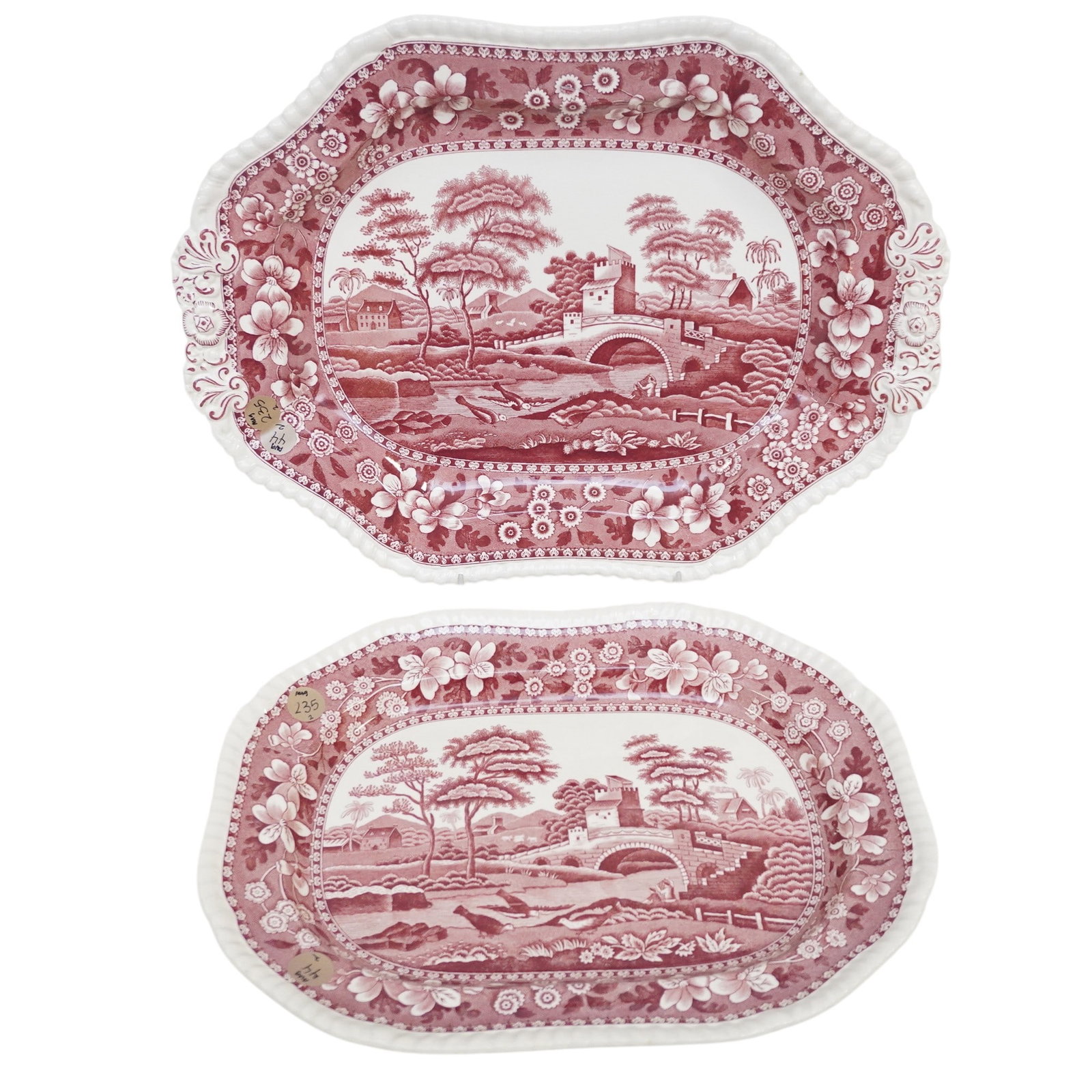 2 VINTAGE COPELAND SPODE "SPODE'S TOWER" ENGLAND SERVING TRAYS (1 of 3)