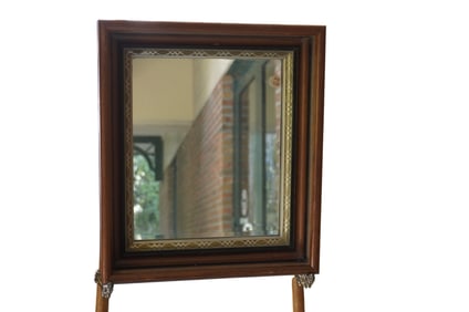 ANTIQUE SHADOW BOX FRAME MIRROR