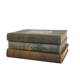 3 ANTIQUE VOLUMES OF WILLIAM MCKINLEY BIOGRAPHIES