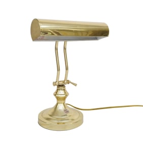 VINTAGE BRASS BANKERS LAMP