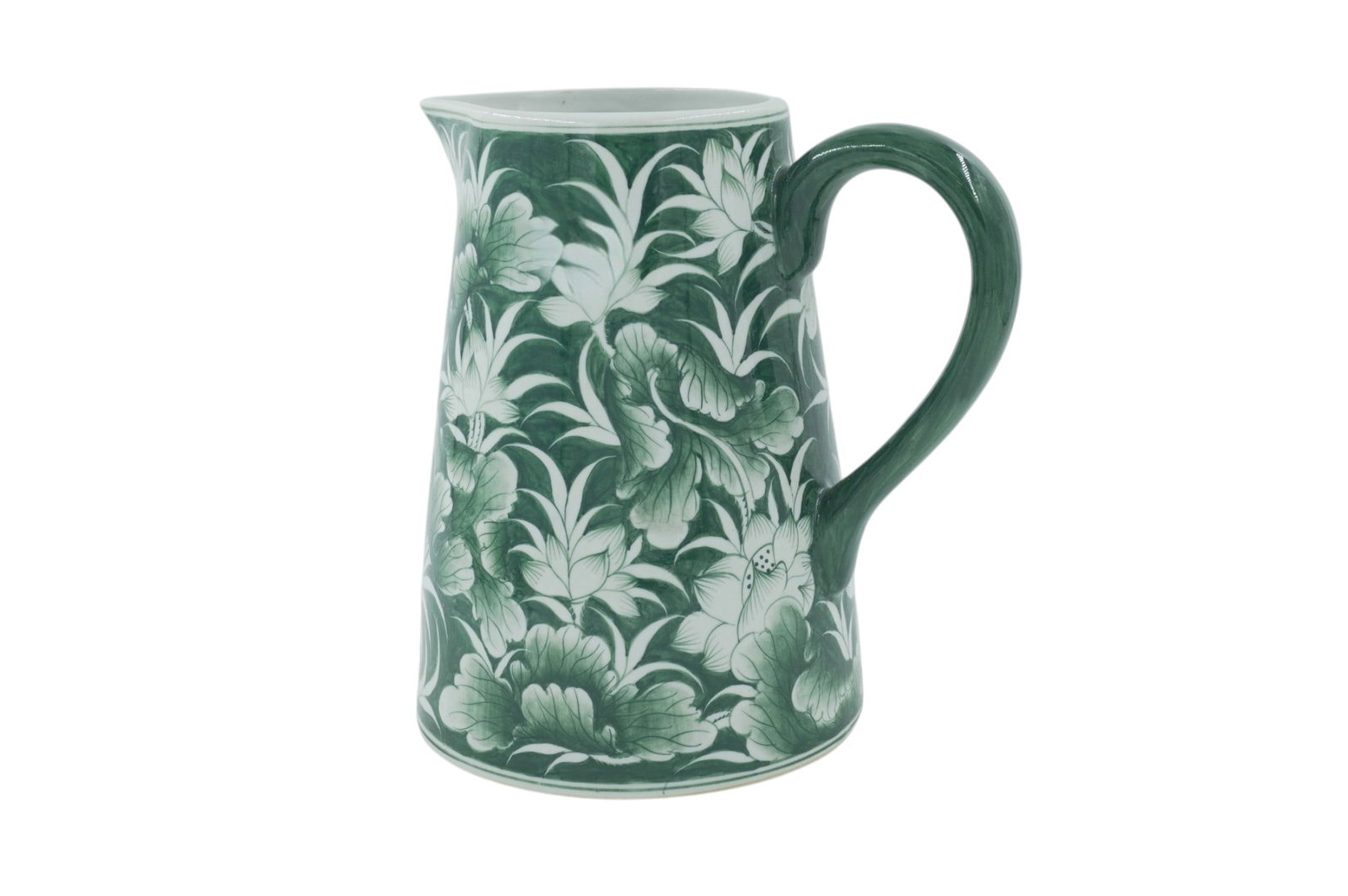 BLOOMING WORLD HAND PAINTED PITCHER (1 of 5)