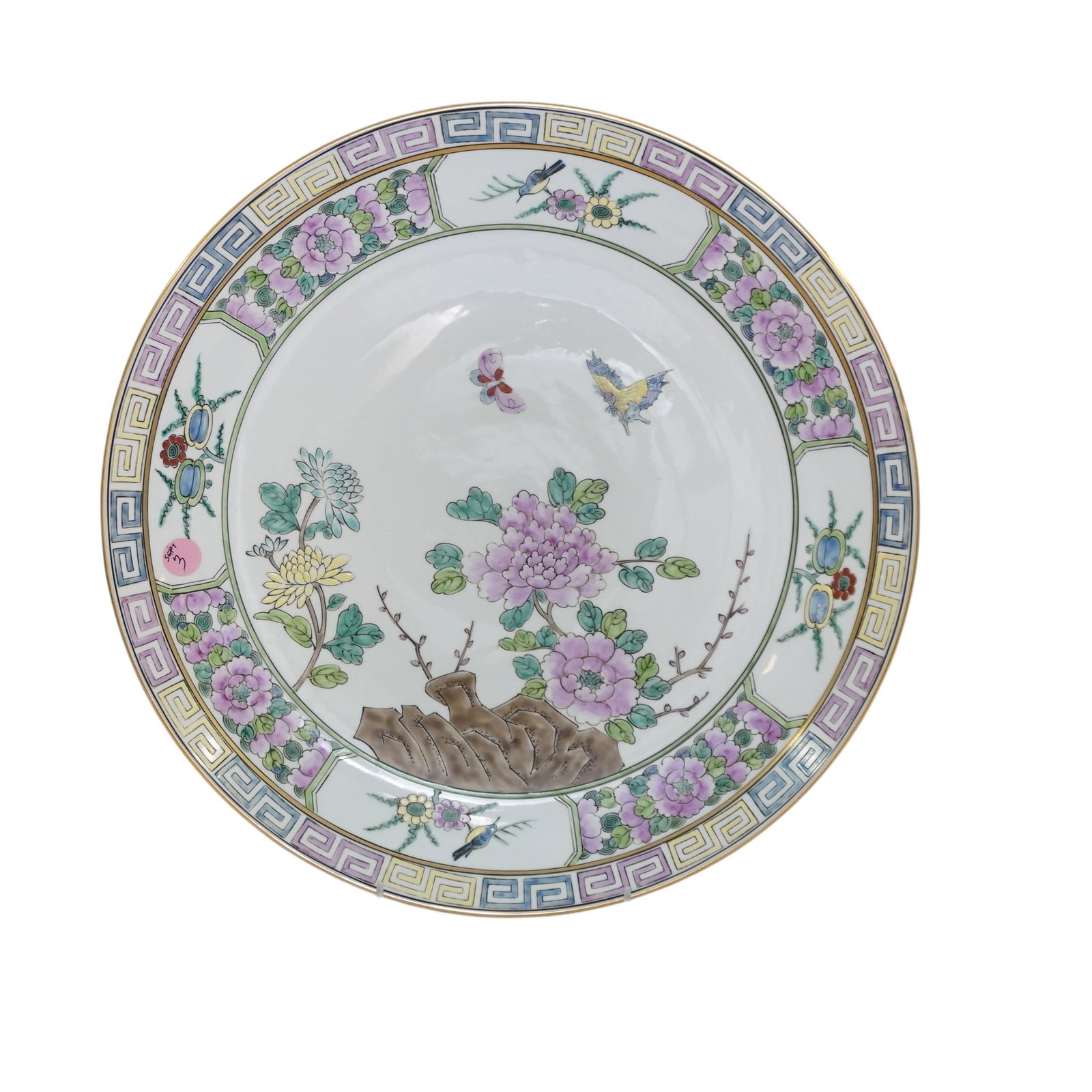 LARGE VINTAGE HAND PAINTED JAPANESE PORCELAIN PLATTER (1 of 4)