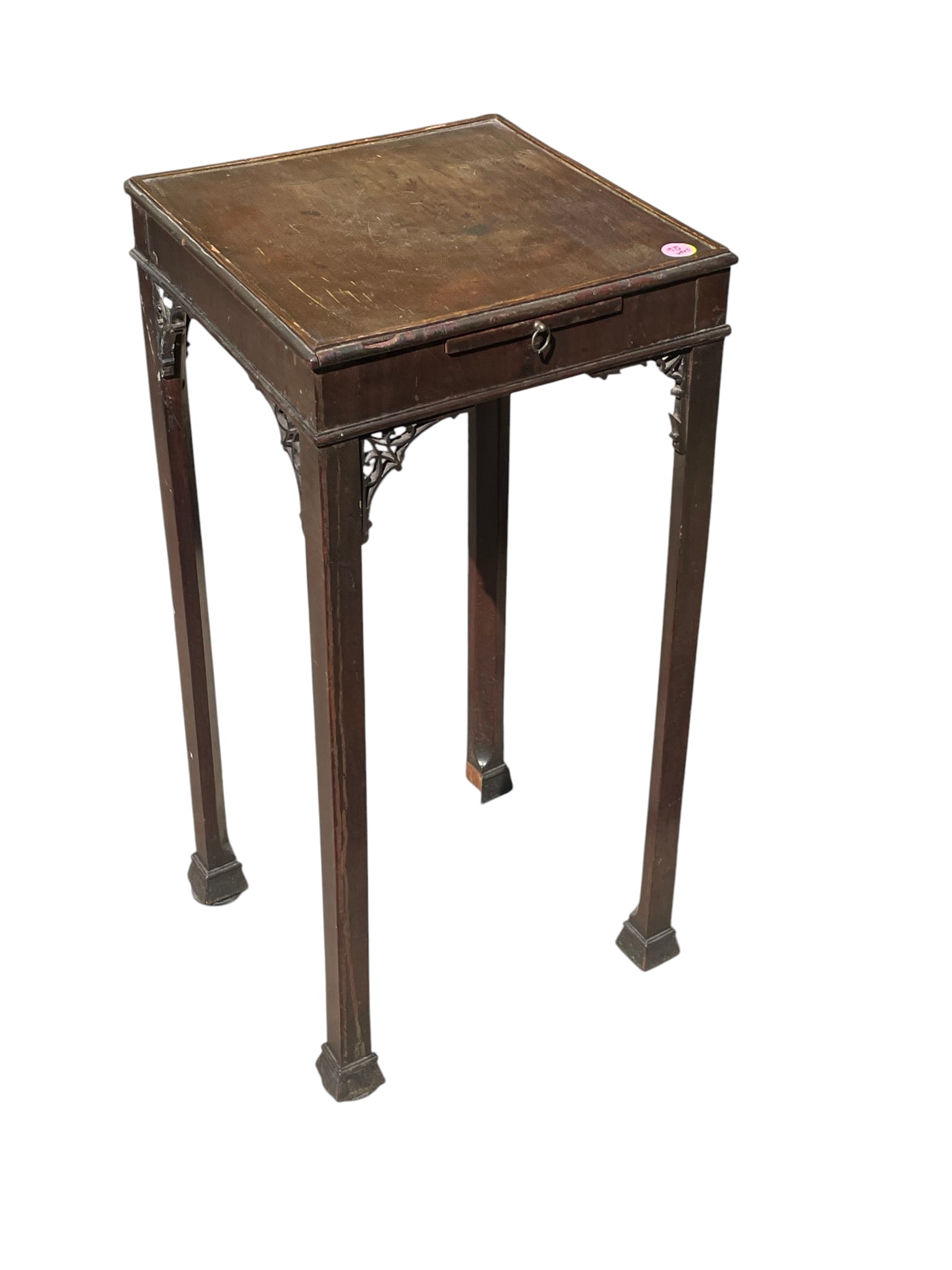 ANTIQUE GEORGIAN MAHOGANY KETTLE STAND (1 of 2)