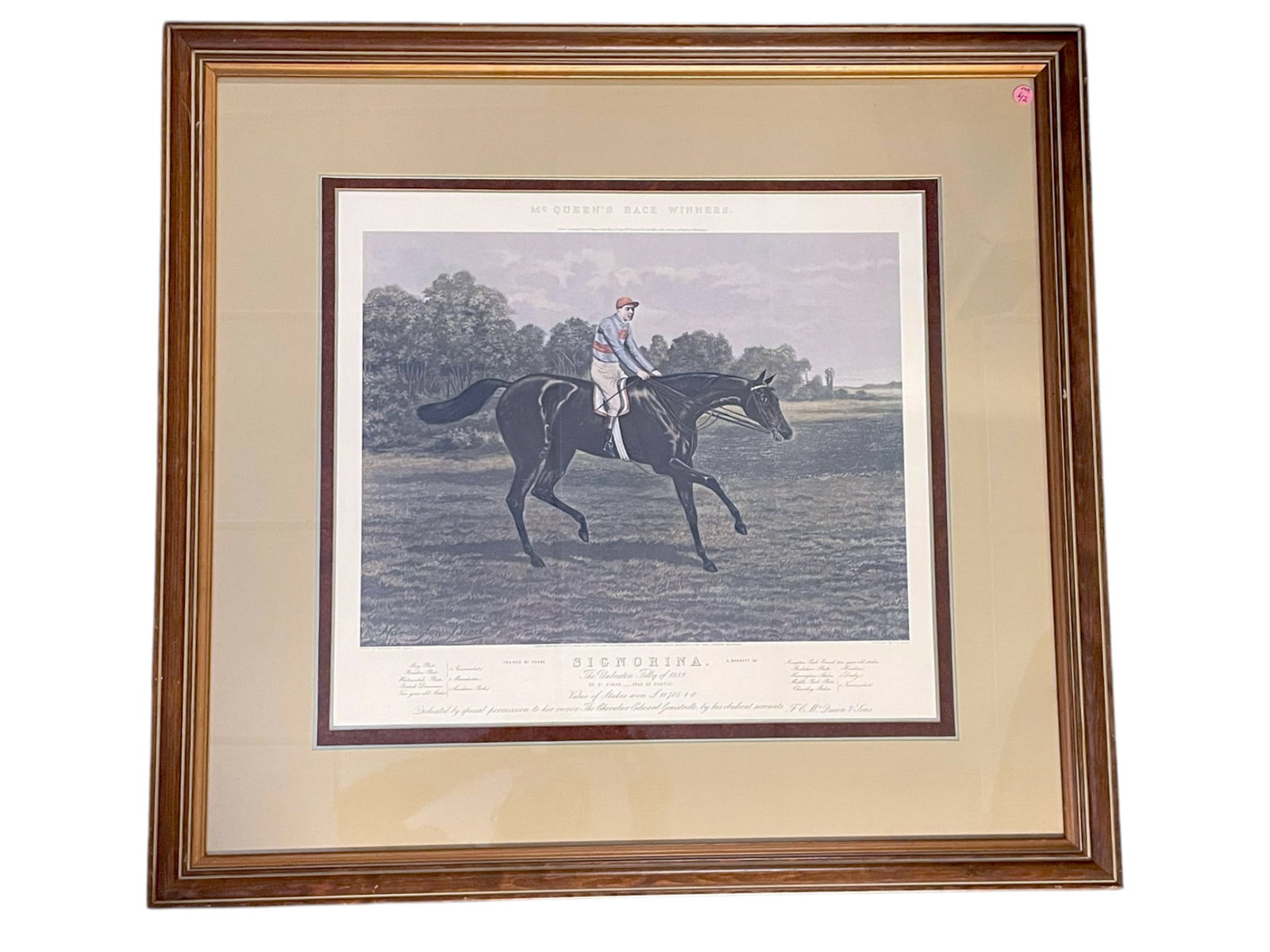 MCQUEEN'S RACE WINNER JOHN ALEXANDER HARRINGTON BIRD (BRITISH 1846-1936) (1 of 3)