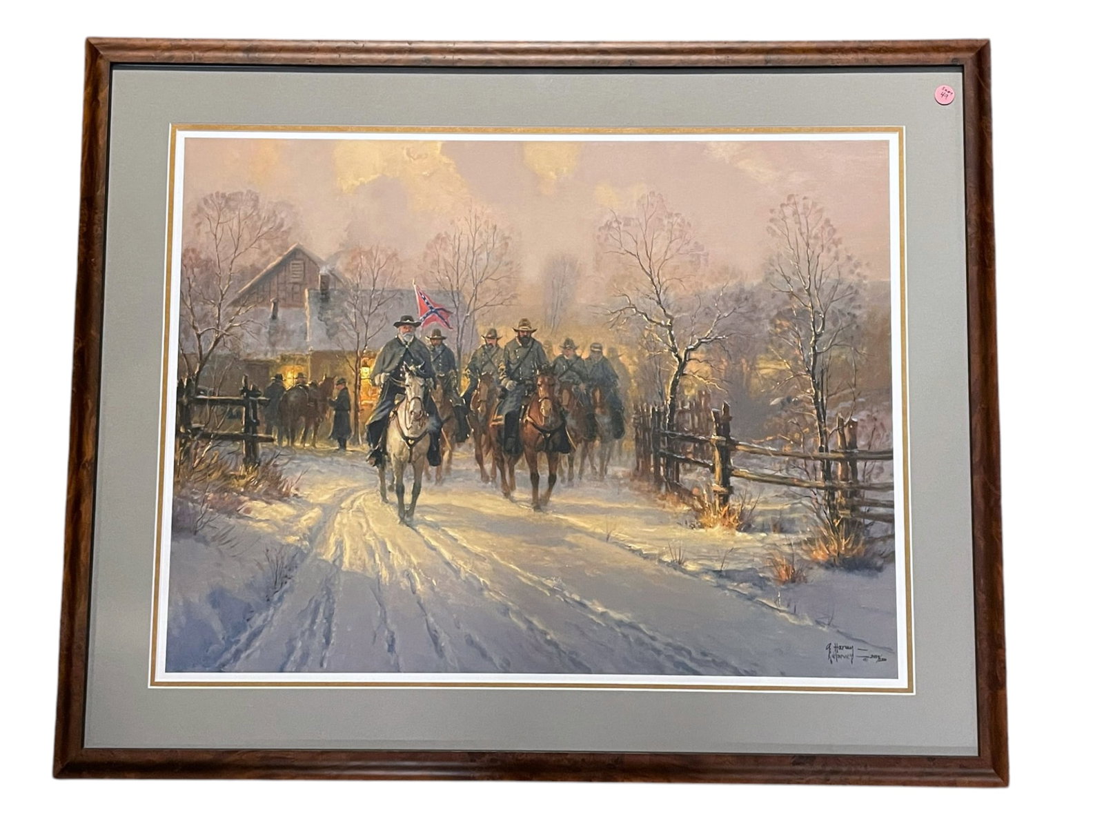 G. HARVEY (1933-2017) LEE & LONGSTREET (1 of 3)