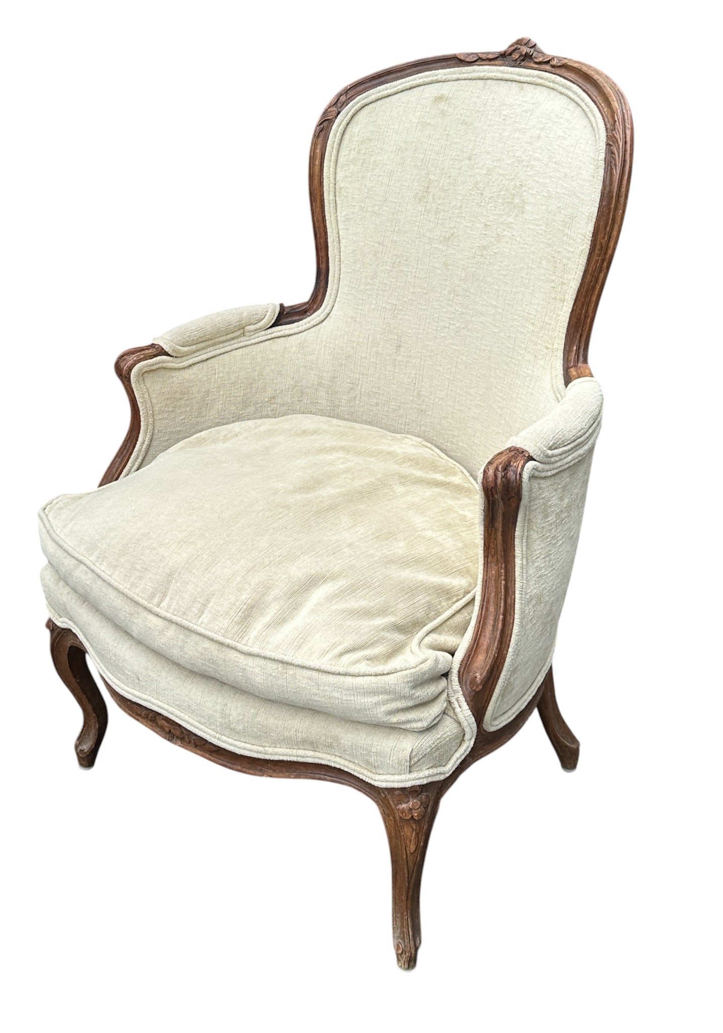 LOUIS XV STYLE BERGERE CHAIR (1 of 5)