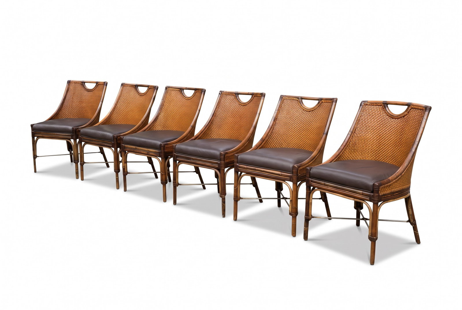 6 WOODBRIDGE FURNITURE BALI DINING CHAIRS (1 of 9)