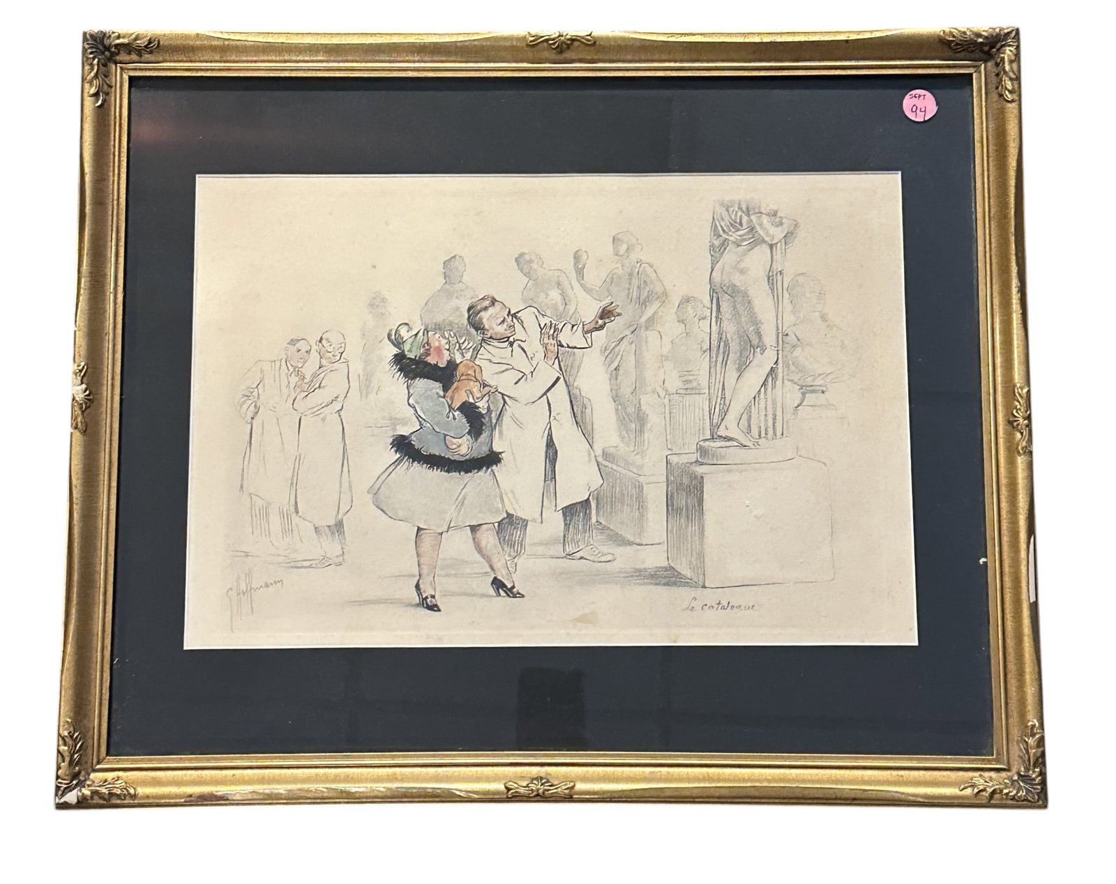 1930s GASTON HOFFMANN PLASTIC SURGEON ETCHING (1 of 3)