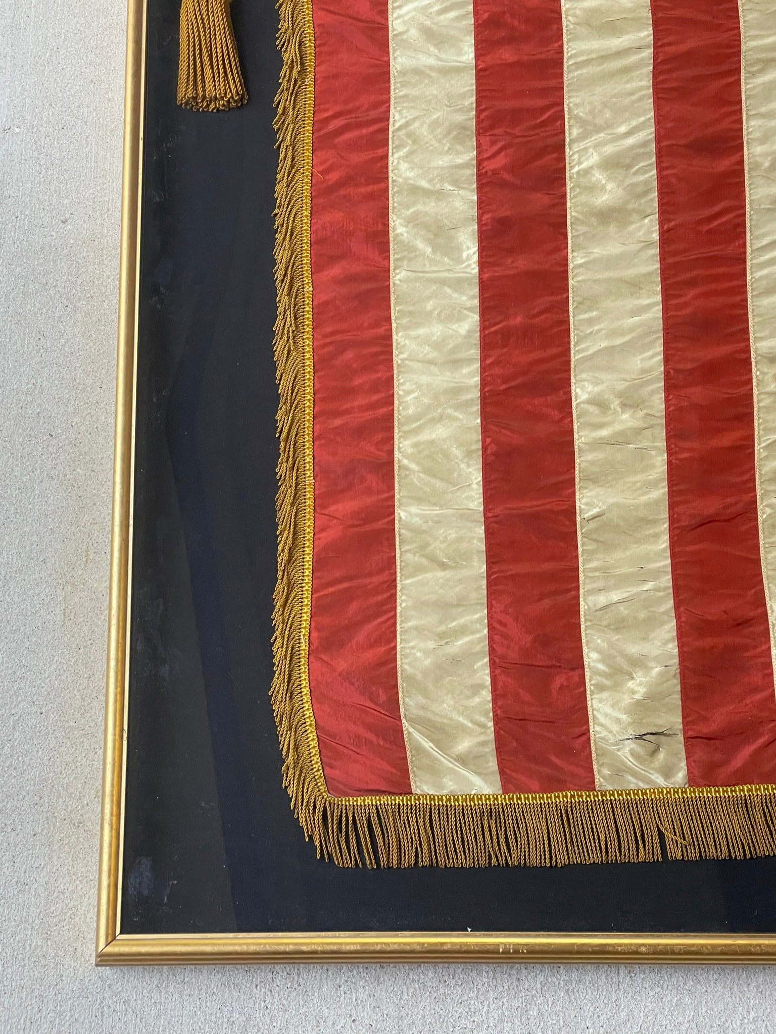 LARGE 48 STAR AMERICAN FLAG FRAMED - 3