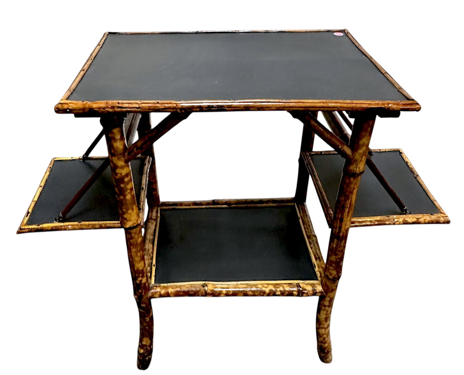 TORTOISESHELL BAMBOO OCCASIONAL / SIDE TABLE (1 of 6)