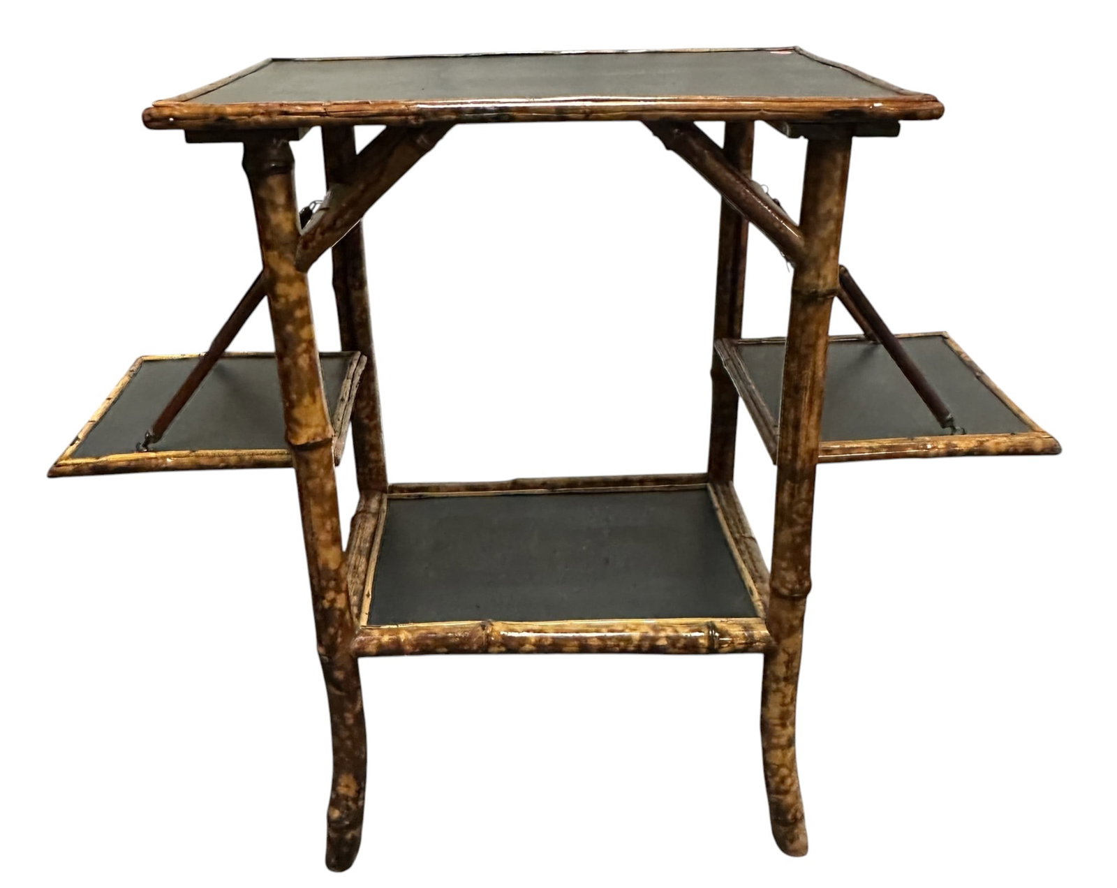 TORTOISESHELL BAMBOO OCCASIONAL / SIDE TABLE - 2