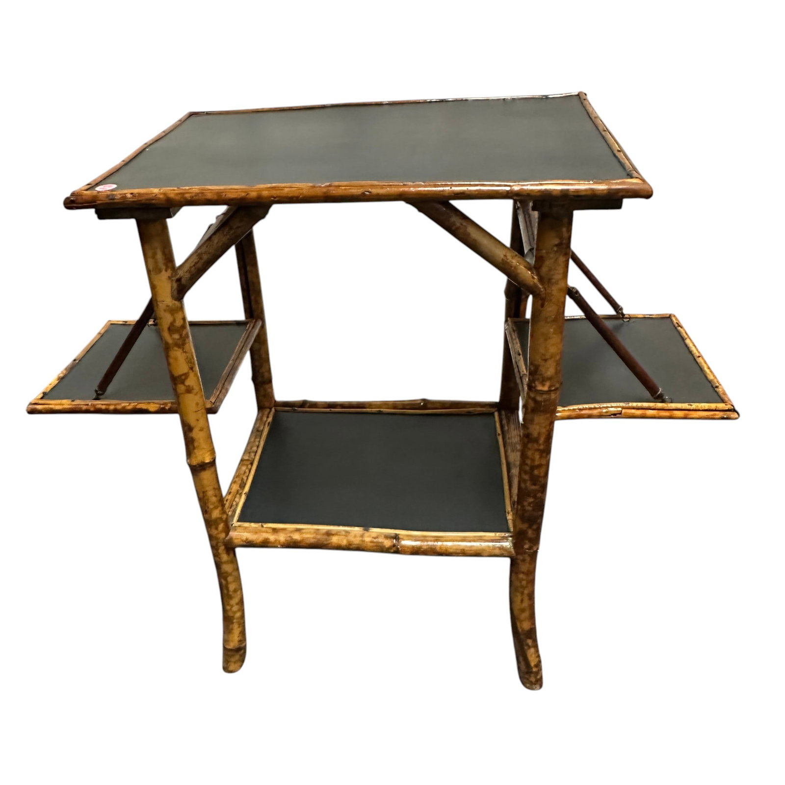 TORTOISESHELL BAMBOO OCCASIONAL / SIDE TABLE - 5