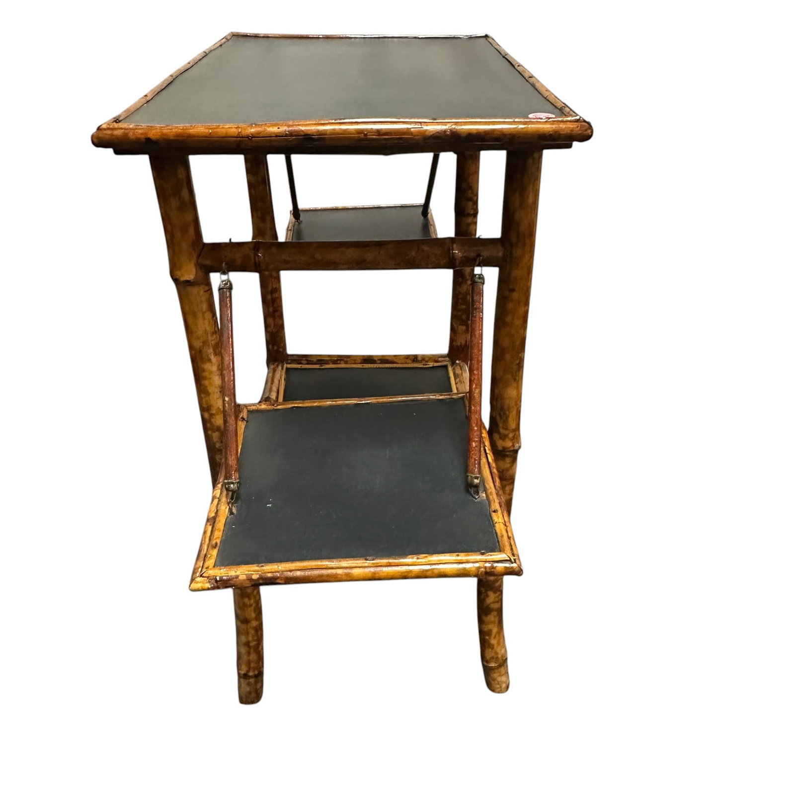 TORTOISESHELL BAMBOO OCCASIONAL / SIDE TABLE - 6