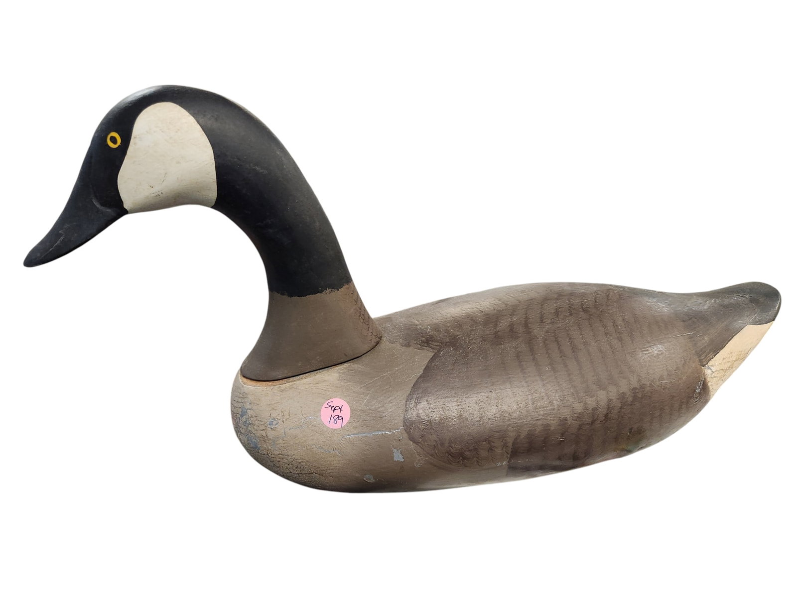 LARGE ATTRIBUTED MADISON MITCHELL CANADA GOOSE DECOY - 5