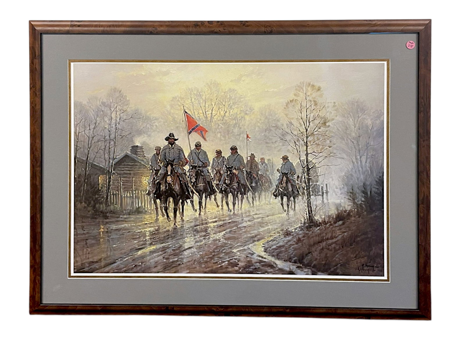 G. HARVEY (1933-2017) JEB STUART'S RETURN (1 of 4)