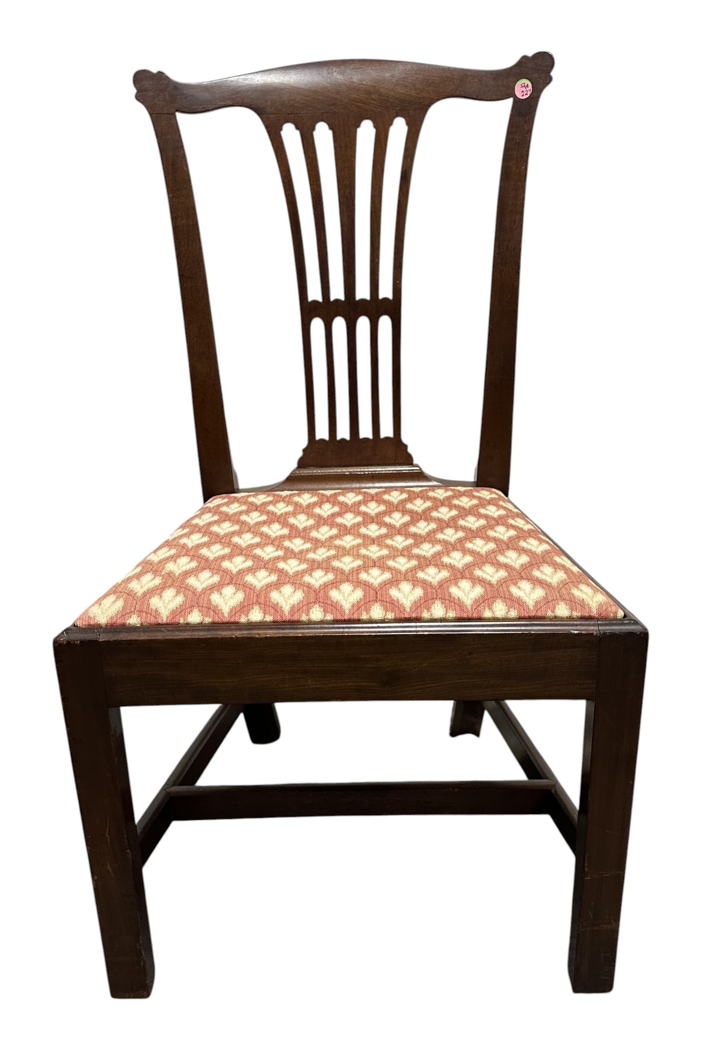 ANTIQUE CLASSIC CHIPPENDALE STYLE SIDE CHAIR (1 of 6)