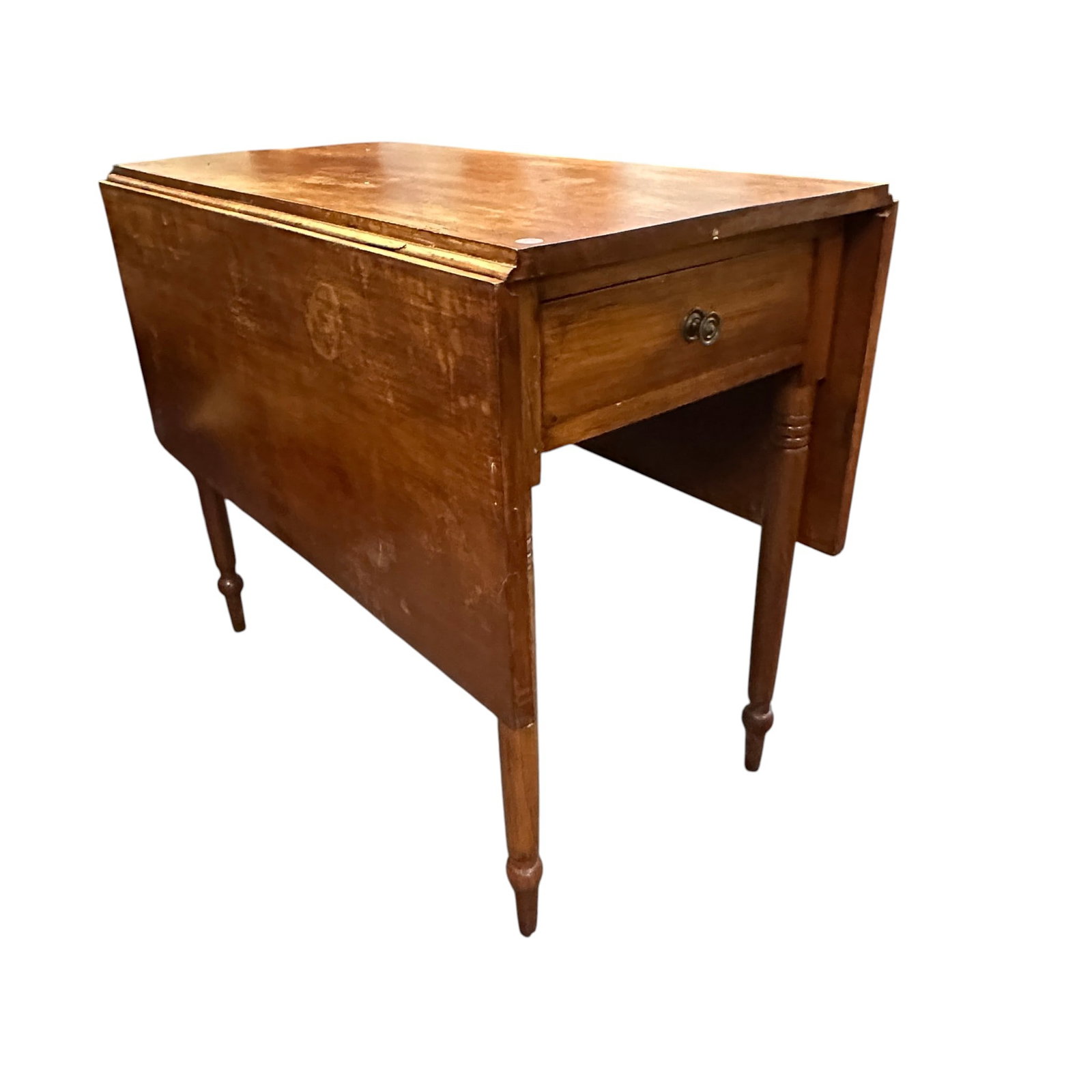 ANTIQUE AMERICAN 19th CENTURY DROP LEAF TABLE (1 of 7)