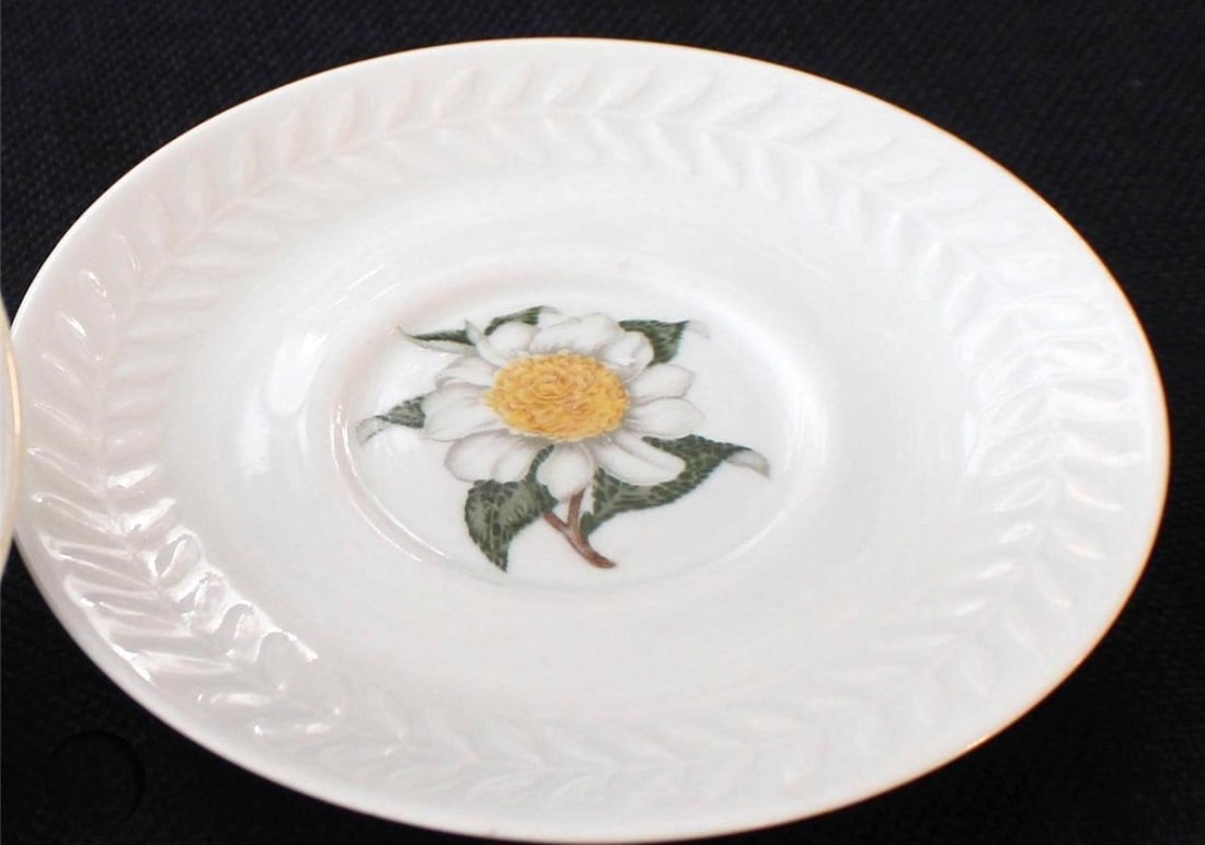 10 MID CENTURY THEODORE HAVILAND CAMELLIA PLATES (1 of 1)