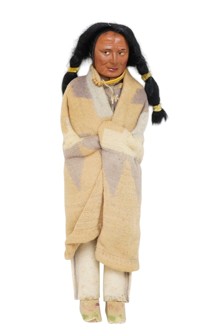 LARGE VINTAGE "BULLY GOOD" SKOOKUM DOLL (1 of 3)