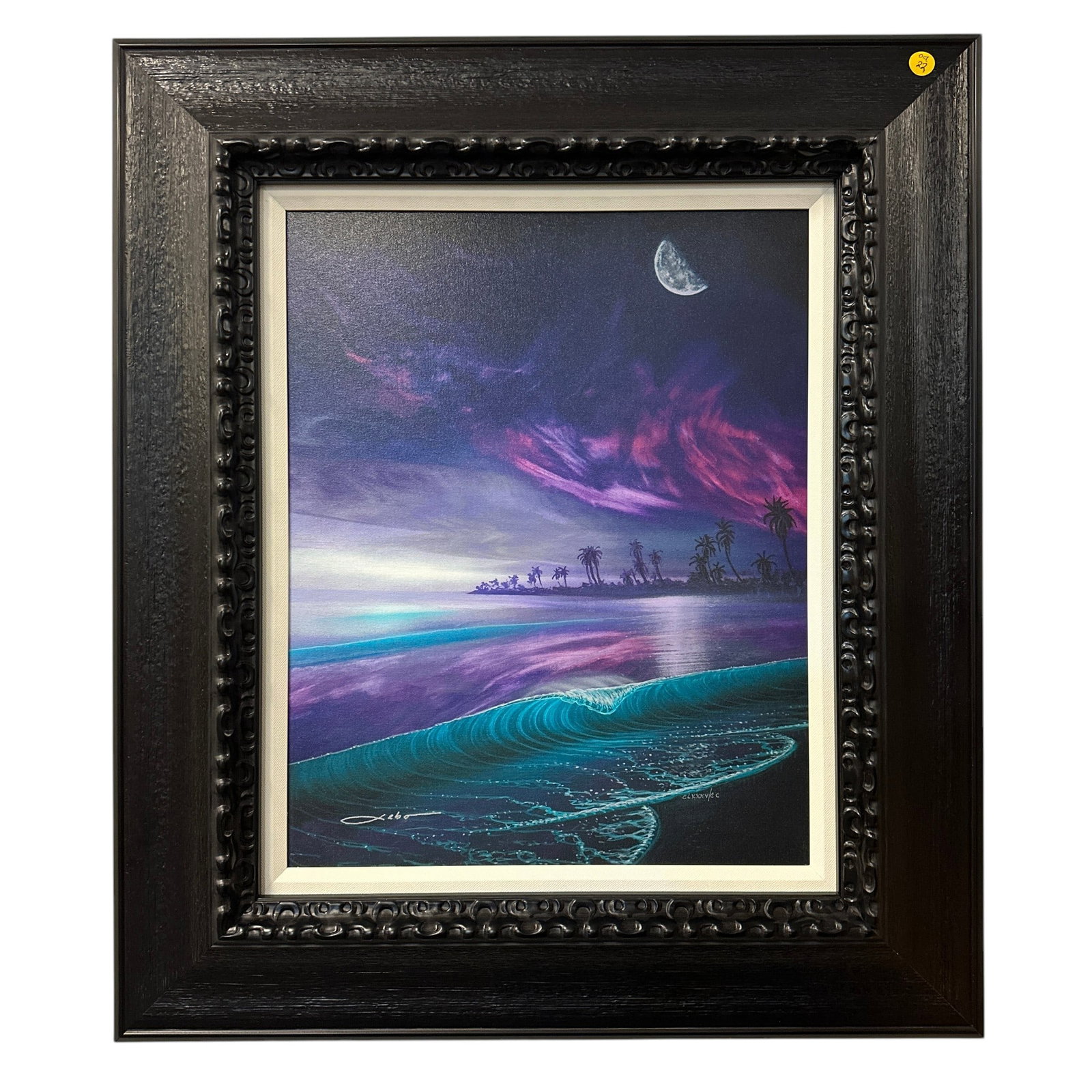 CHRIS SEBO PURPLE RAIN LIMITED EDITION FINE ART GICLEE: Chris Sebo Purple Rain Limited Edition 185 of only 200 Fine Art Giclee on Canvas, signed and numbered by the artist. Chris Sebo (born 1979, Oahu, Hawaii) is a self?taught Hawaiian artist renowned for 