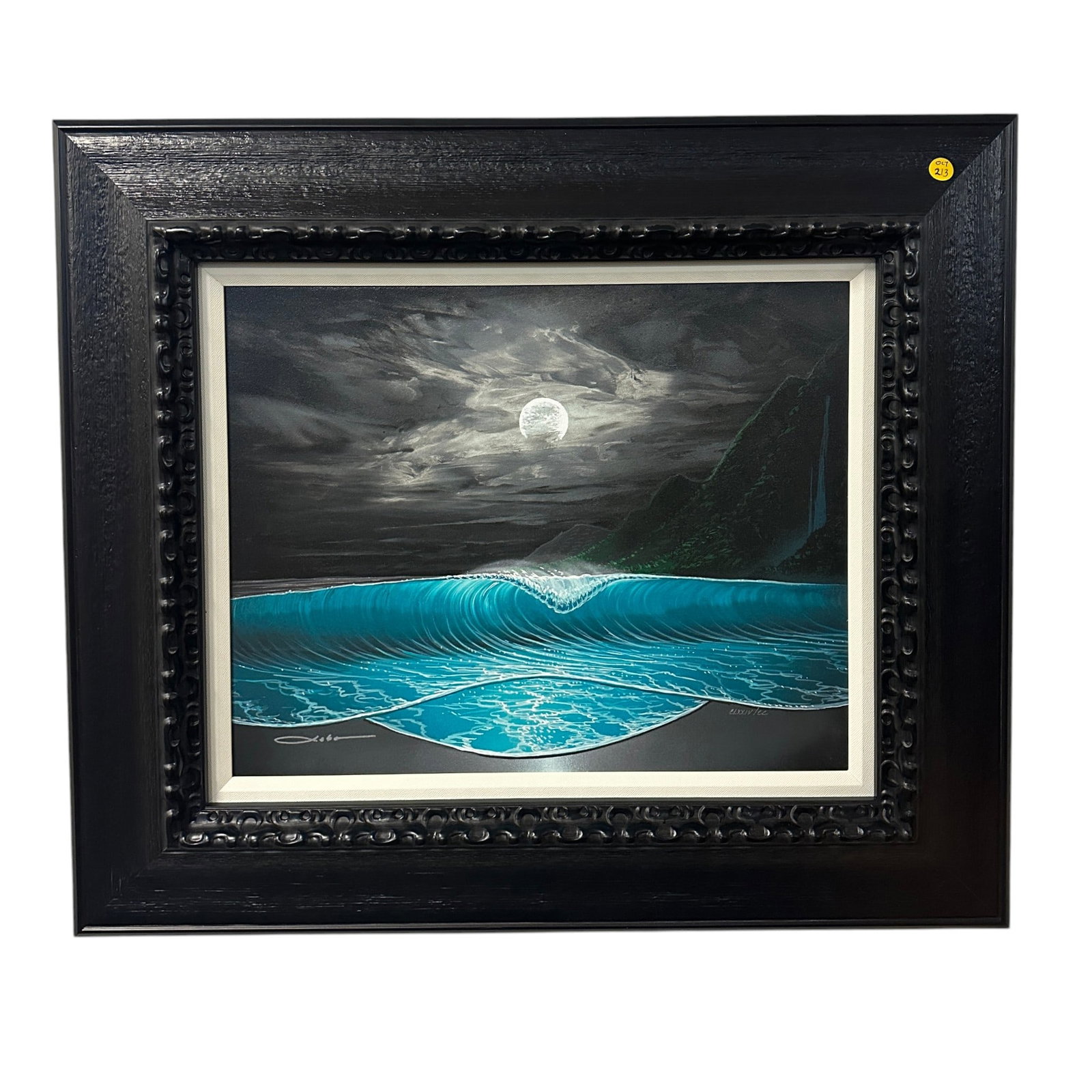 CHRIS SEBO SUMMER MOON LIMITED EDITION FINE ART GICLEE: Chris Sebo Summer Moon Limited Edition 174 of only 200 Fine Art Giclee on Canvas, signed and numbered by the artist. Chris Sebo (born 1979, Oahu, Hawaii) is a self?taught Hawaiian artist renowned for 