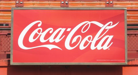 Authentic Orange Bowl Coca-Cola Sign