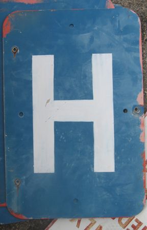 Authentic Orange Bowl Section H Sign
