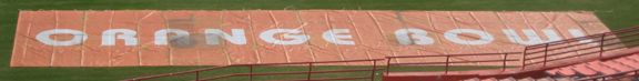Authentic Orange Bowl Large Sign