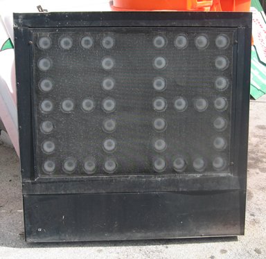 Authentic Orange Bowl Vintage Play Clock