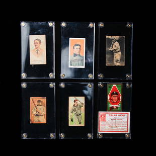 Set of 6 Collectible Tobacco Cards (Ungraded): Set of 6 Collectible Tobacco Cards (Ungraded)