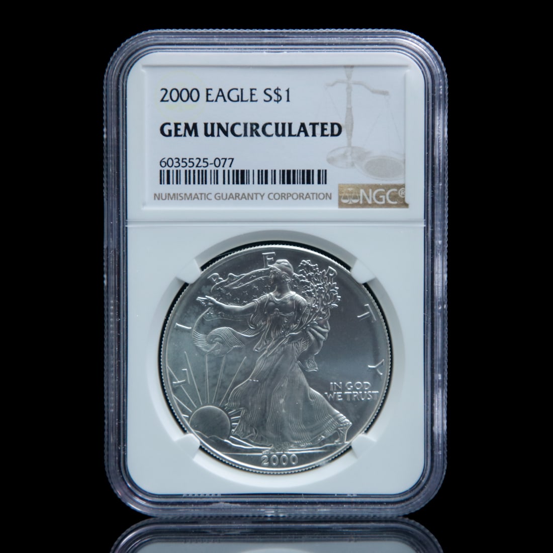 2000 $1 Silver Eagle (1 of 3)