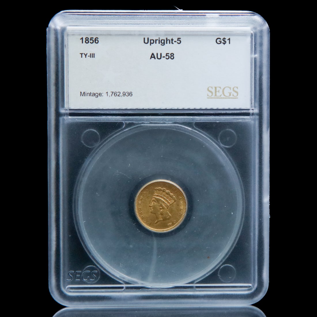 1856 Gold Dollar Type III (1 of 3)