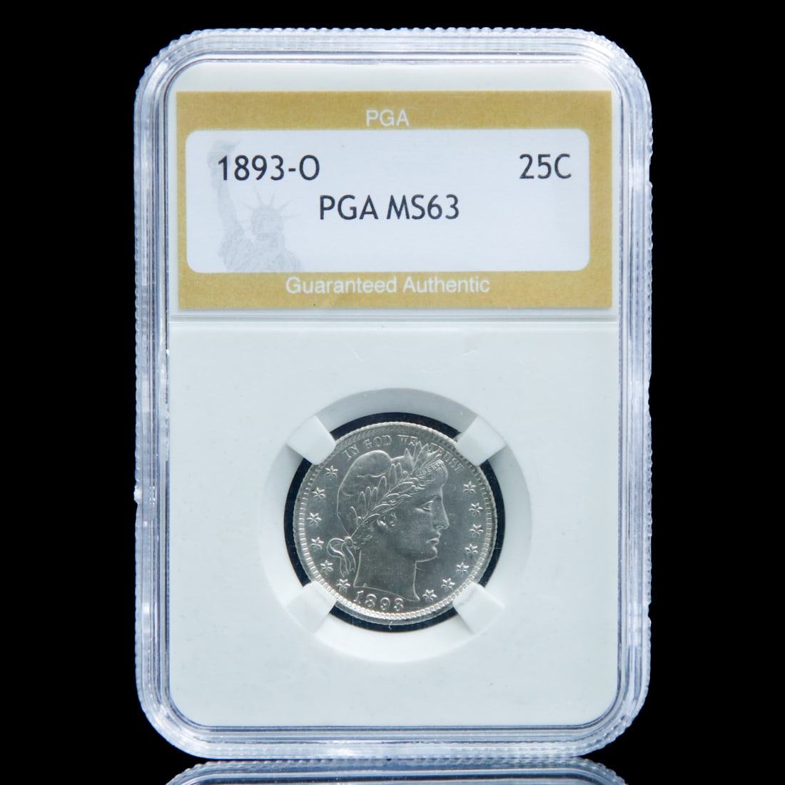 1893 O Barber Quarter (1 of 3)