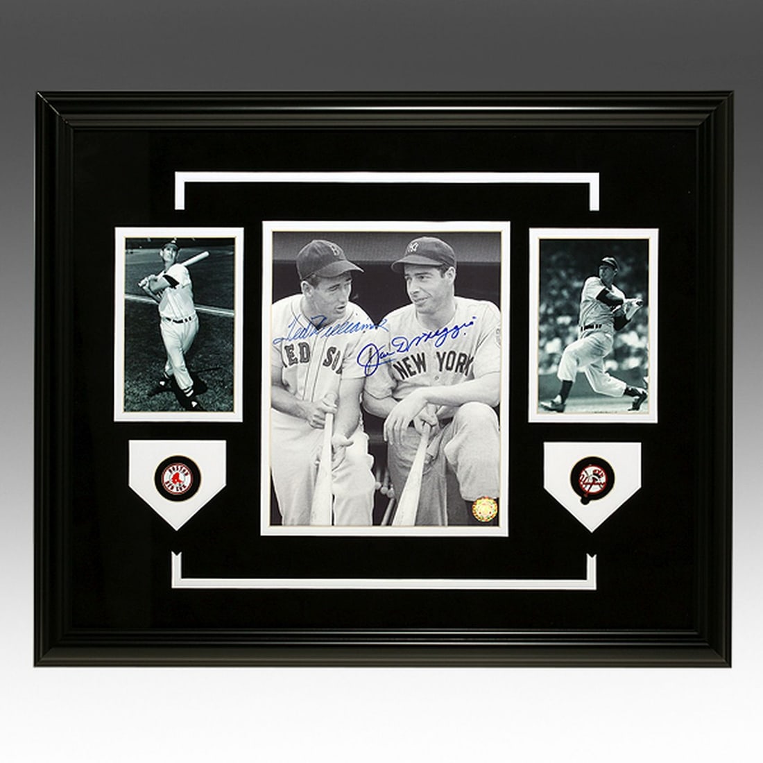 Williams & DiMaggio Signed Baseball Legends (1 of 1)