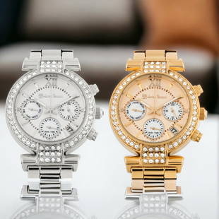 Lucien Pezzoni Crystal Ladies Watches: Lucien Pezzoni Ladies Watch, Quartz Multi-Function Movement, Swarovski Crystal Bezel made from Swarovski Elements, 36mm Stainless Steel and Metal Case, Luminescent Hands, Water Resistant 30 Meters.Luc